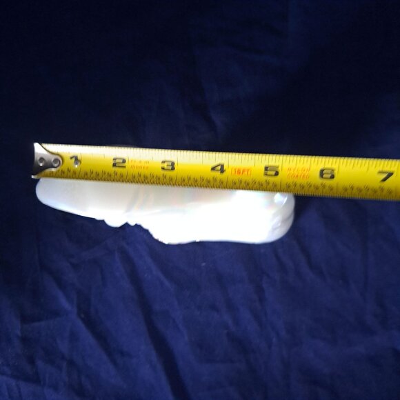 Fenton Iridescent Glass Shoe Figurine With Floral Design - Picture 3 of 11